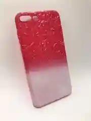 Красный чехол силиконовый для iPhone 7plus / 8plus, градиент