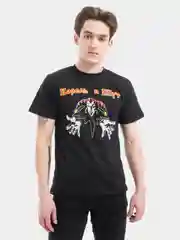 Футболка из хлопка с принтом "Король и Шут"