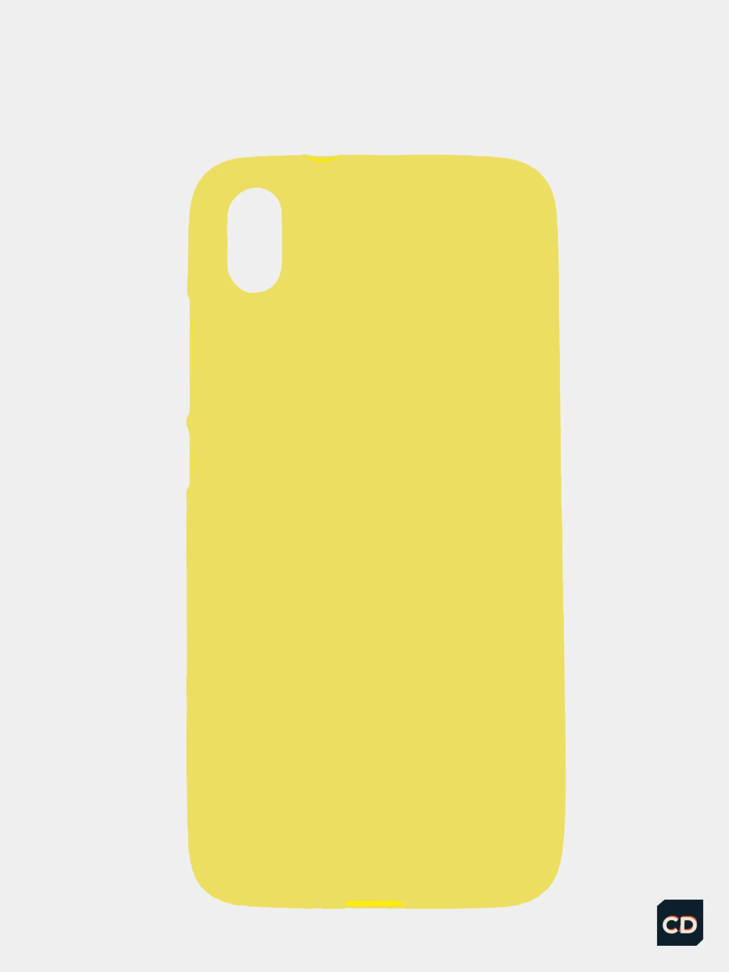 Желтый чехол Xiaomi Redmi 7A, силиконовый