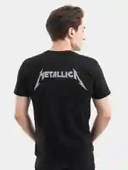 Футболка из хлопка с принтом  "Metallica"