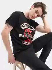 Футболка из хлопка с принтом "Slipknot"