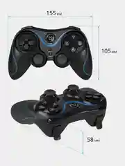 Черный беспроводной геймпад (джойстик)  для телефона USB,Bluetooth,Android,Li-Ion, Крепление