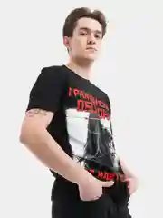 Футболка из хлопка с принтом "Гражданская оборона"