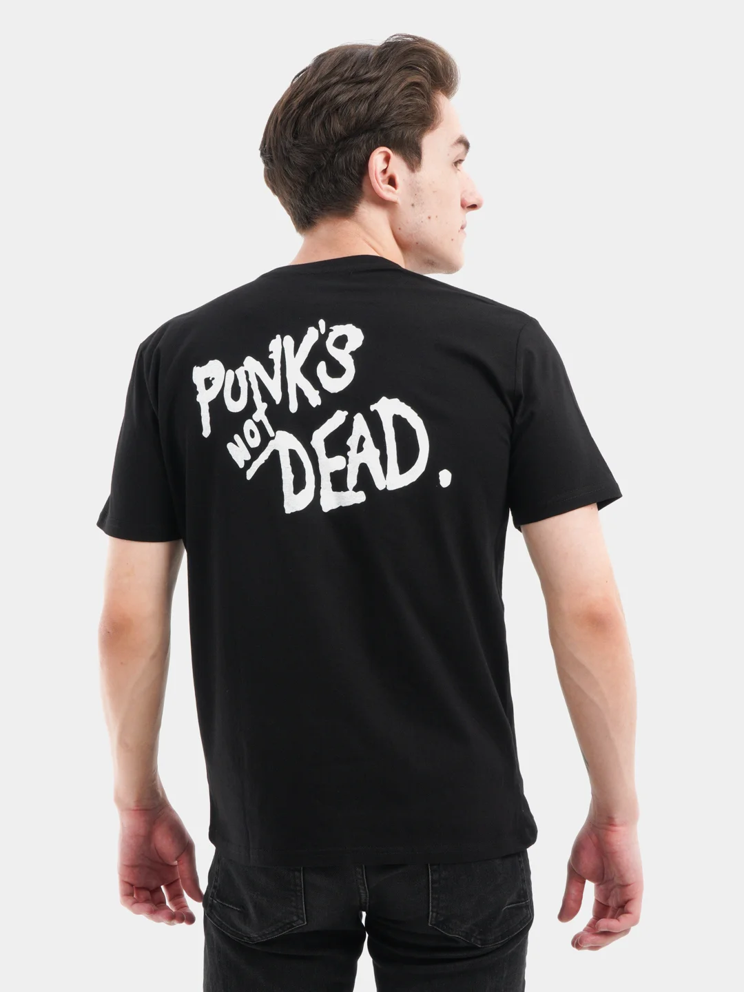 Футболка с принтом Punks not Dead