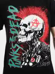 Футболка с принтом Punks not Dead