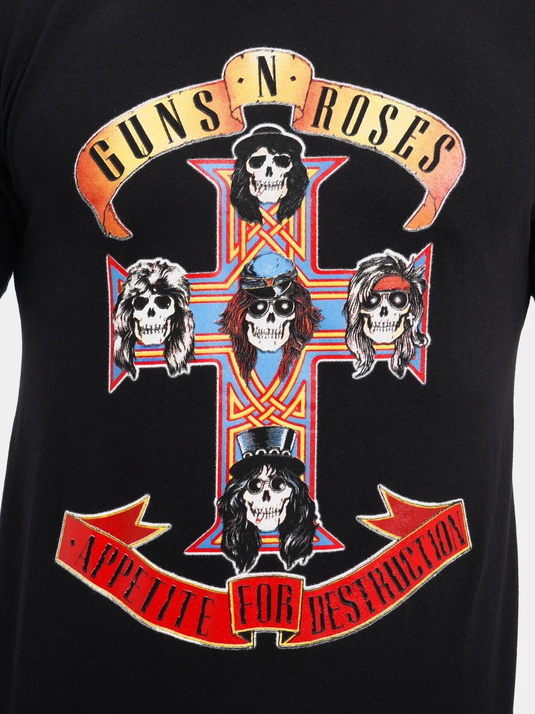 Футболка с принтом "Gunsnroses"