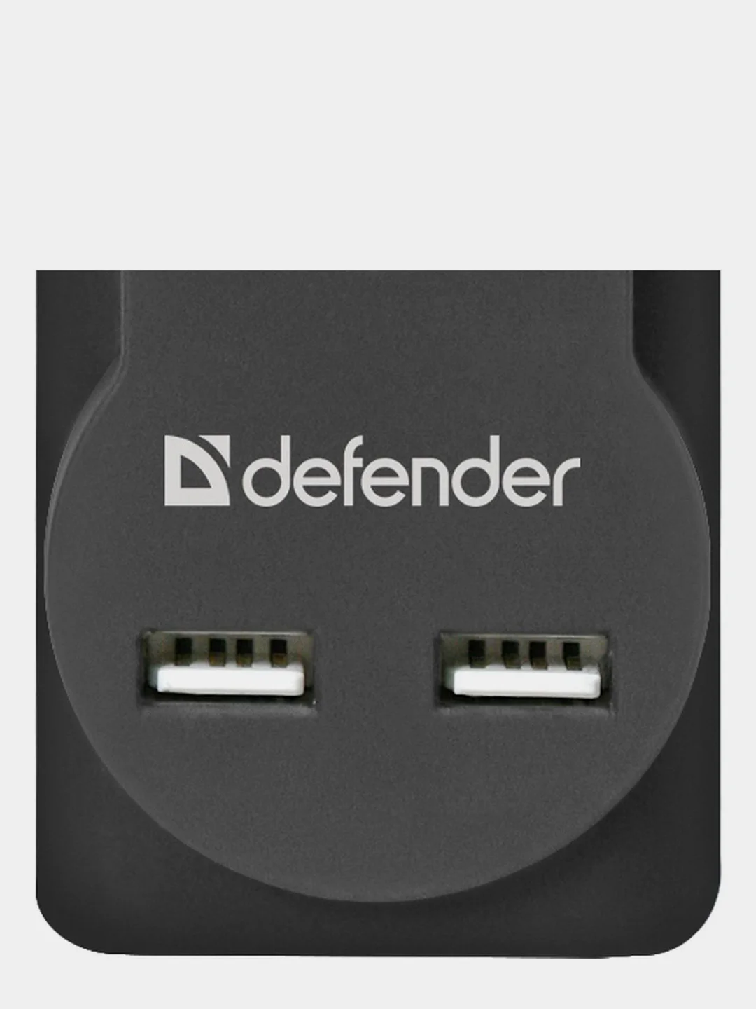 Сетевой фильтр-удлинитель, 5 розеток, 3 метра, 2 USB (2.1А), с заземлением, черный