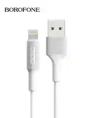Кабель Ligtning, 8-pin, Borofone BX1, 1,2 м, 2A, белый