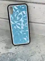 Голубой текстурный бриллиантовый чехол 3D Diamond для iPhone X