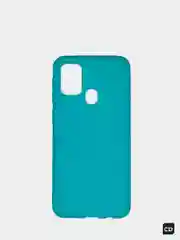 Бирюзовый чехол Samsung Galaxy M31 / Самсунг Галакси М31 цветной, силиконовый