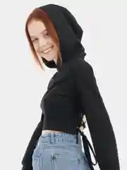 Худи с открытой спиной