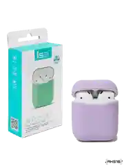 Лавандовый силиконовый чехол для наушников AirPods 1, 2