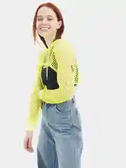 Накидка ажурная с капюшоном