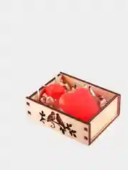 Коробочка деревянная "Птички", 9 х 6,5 х 3 см, 2 вида