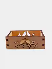 Коробочка деревянная "Птички", 9 х 6,5 х 3 см, 2 вида