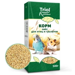 Корм Тriol Standard для птиц и грызунов "Овёс", 500 г