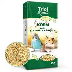 Корм Тriol Standard для птиц и грызунов "Овёс", 500 г