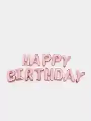 Золотой шары "HAPPY BIRTHDAY" - "С Днем Рождения"