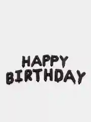 Золотой шары "HAPPY BIRTHDAY" - "С Днем Рождения"