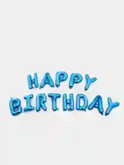 Золотой шары "HAPPY BIRTHDAY" - "С Днем Рождения"