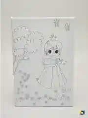 Белый раскраски для детей на холсте