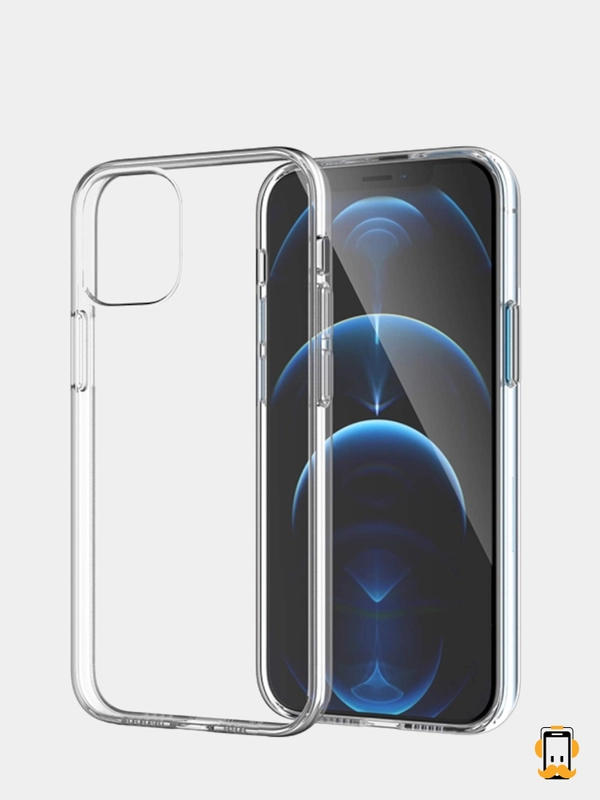 IPhone 12 / 12 Pro (6.1") чехол прозрачный силиконовый
