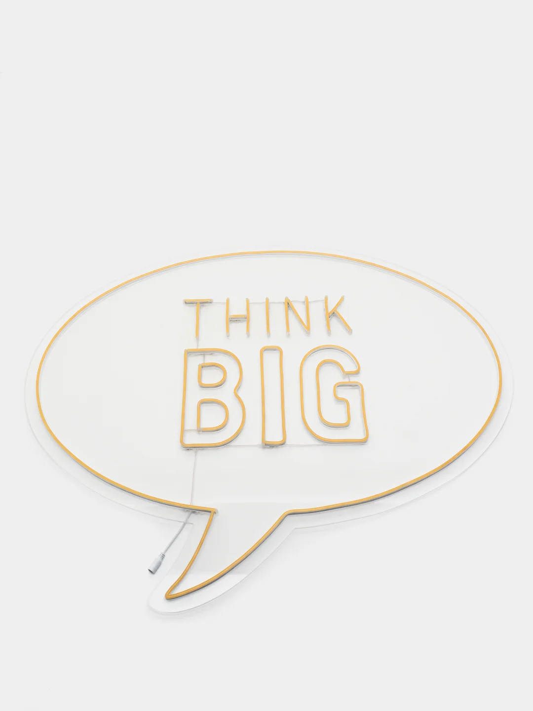 Неоновая вывеска THINK BIG, 680 х 850 мм