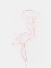 Неоновая вывеска FLAMINGO, 1550 х 920 мм