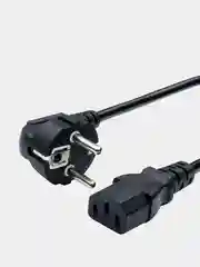 Универсальный кабель питания с заземлением Euro (250V, 10A-16А) - 1.2 м/1.5 м