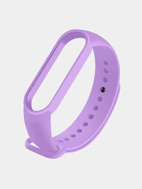 Лавандовый силиконовый ремешок для фитнес-браслетов Xiaomi Mi Band 5 / 6
