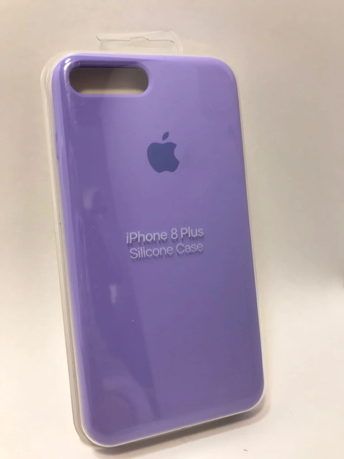 Синий меланж защитный чехол для iPhone 7+, iPhone 8+ с яблоком