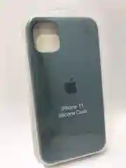 Лесной зеленый силиконовый защитный чехол на iPhone 11