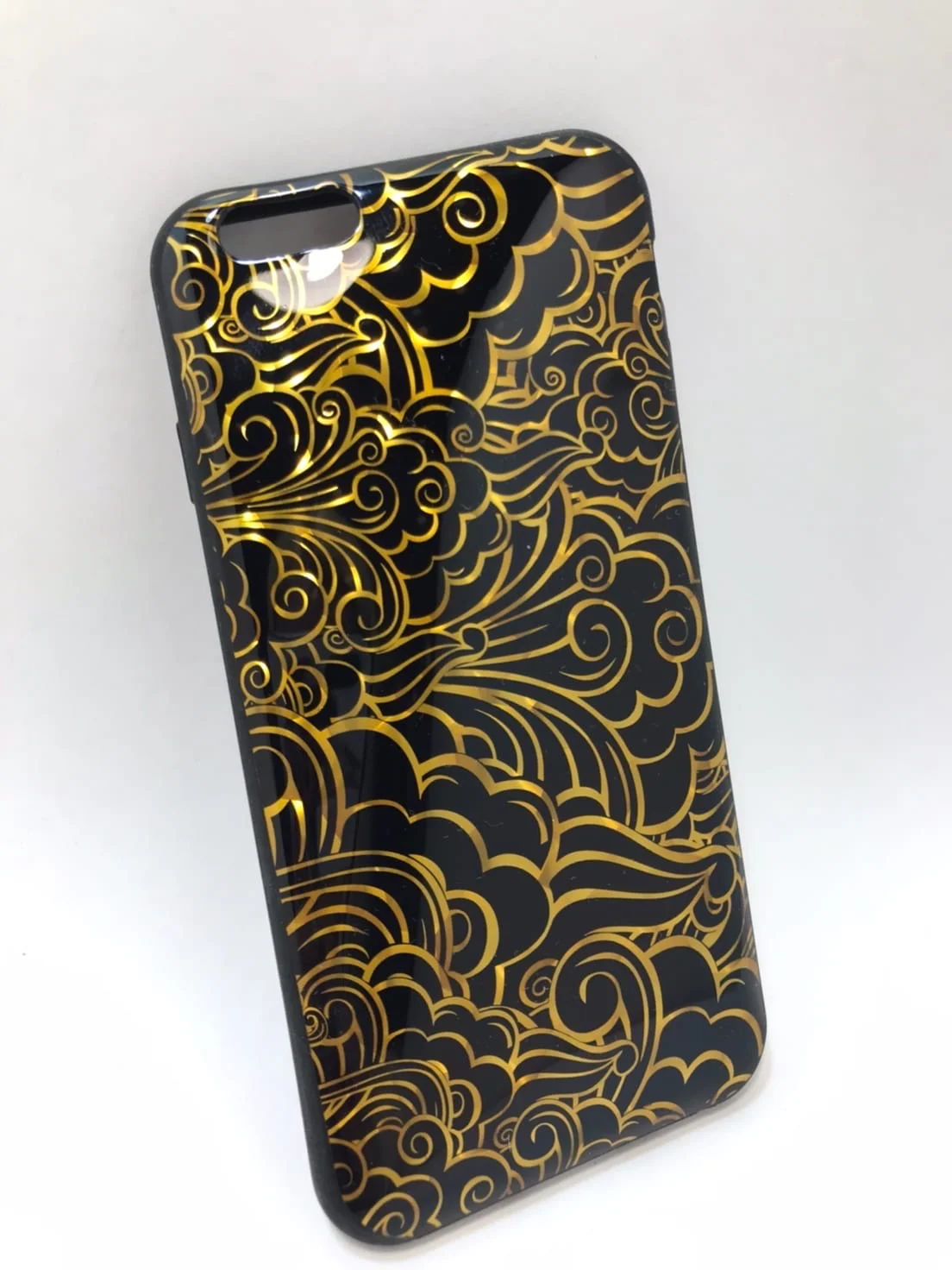 Золотой защитный силиконовый чехол для iphone 6 iphone 6s