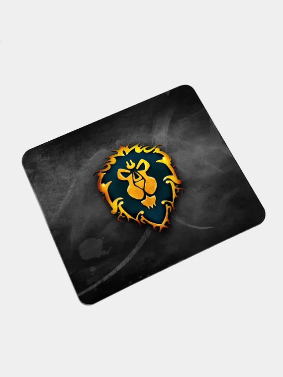 Красный игровой коврик для мыши 2 принта DOTA 2 World of Warcraft WOW, 260 х 210, тканевый