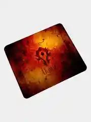 Красный игровой коврик для мыши 2 принта DOTA 2 World of Warcraft WOW, 260 х 210, тканевый