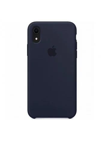 Черный чехол для iPhone XR Silicone Case