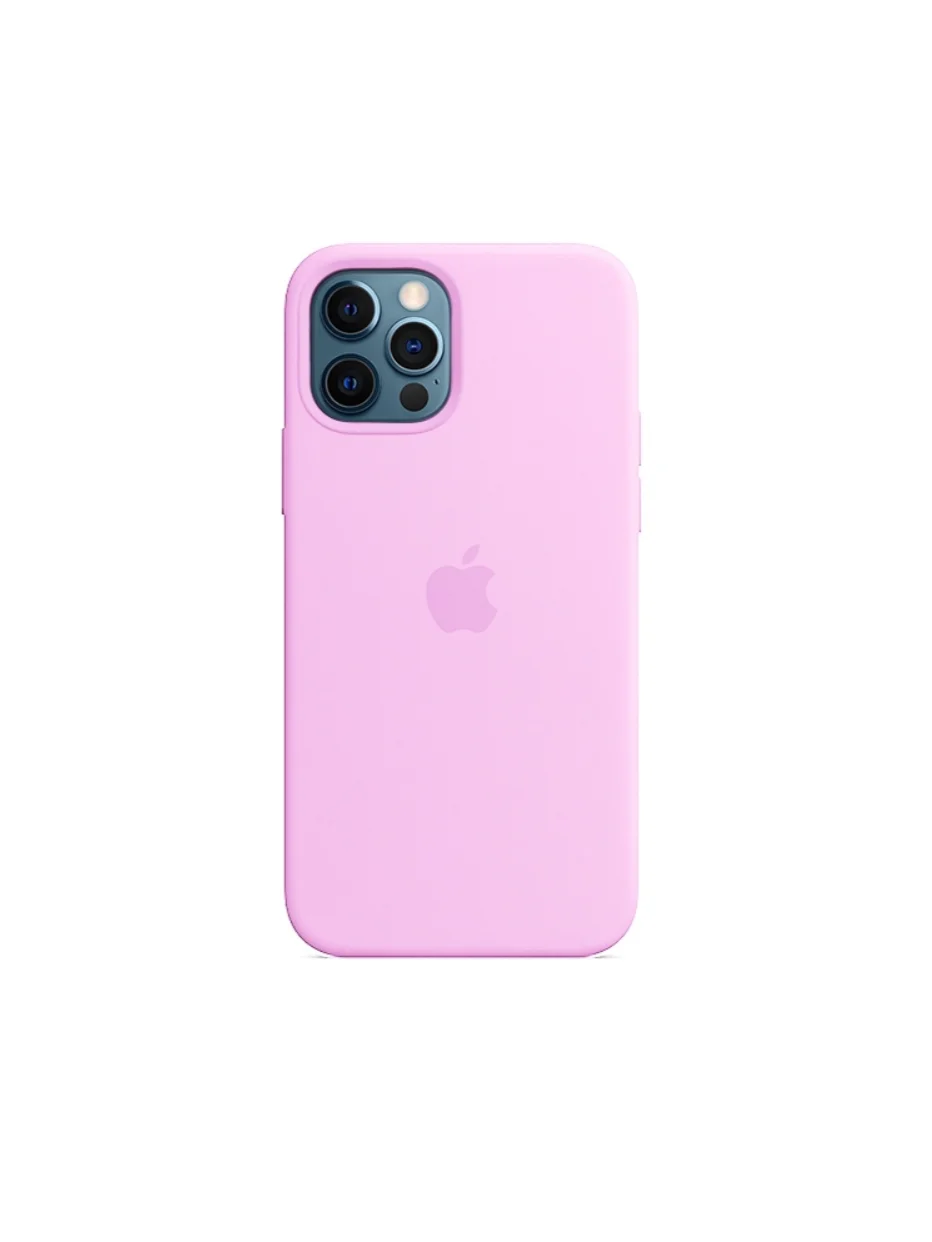 Розовый чехол Silicone Case iPhone 12/12 PRO, 15 цветов