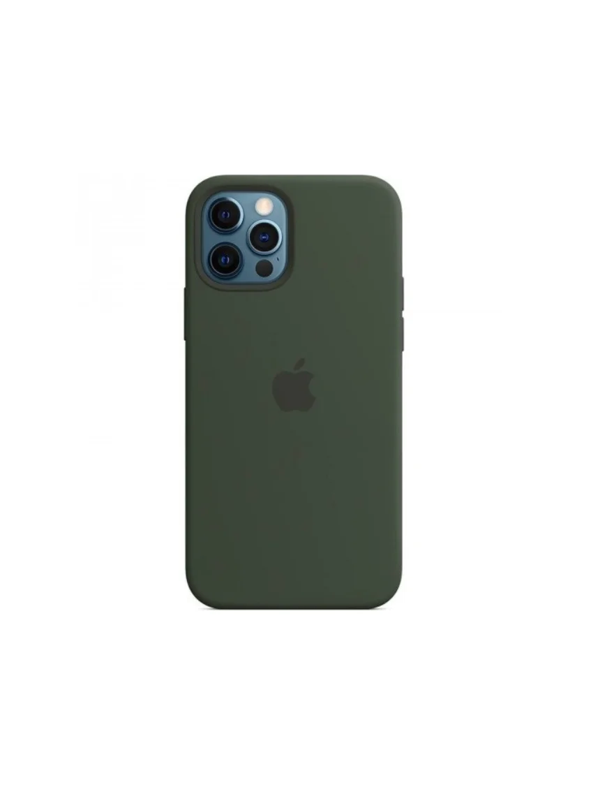 Зеленый чехол Silicone Case iPhone 12/12 PRO, 15 цветов