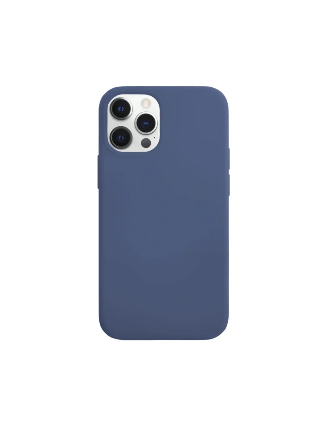 Темно-синий чехол Silicone Case iPhone 12/12 PRO, 15 цветов