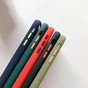 Черный матовый чехол для iPhone 7 plus