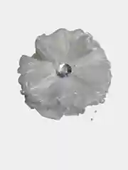 Белый заколка