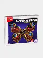 Картина из пайеток "Павлиний глаз"