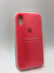 Коралловый защитный силиконовый чехол для iPhone X iPhone 10, с яблоком