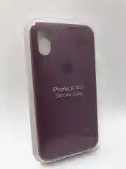 Фиолетовый защитный силиконовый чехол для iPhone X iPhone 10, с яблоком