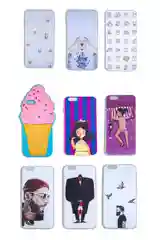 Конфетный чехол для iPhone 6/6plus, 7-8/7-8plus "Принты"