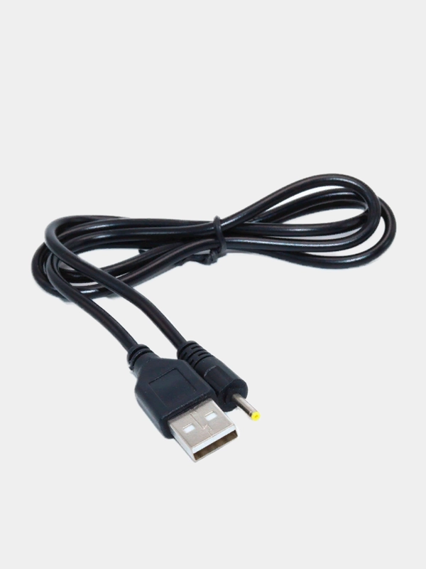 Кабель переходник USB - 2.5 mm x 0.7 mm, для адаптера (блока) питания