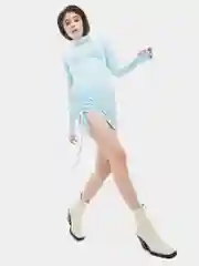 Ледяной платье с завязками