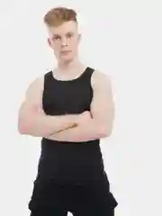 Черный майка мужская