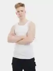 Белый майка мужская