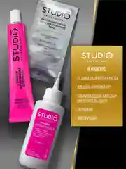 Комплект STUDIO Professional 3D HOLOGRAPHY для окрашивания волос 7.35 ярко-рыжий